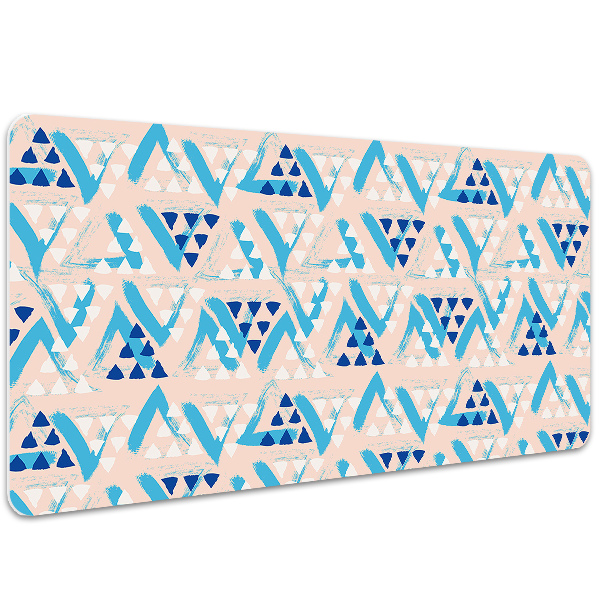 Tapete para secretária Padrão triangular