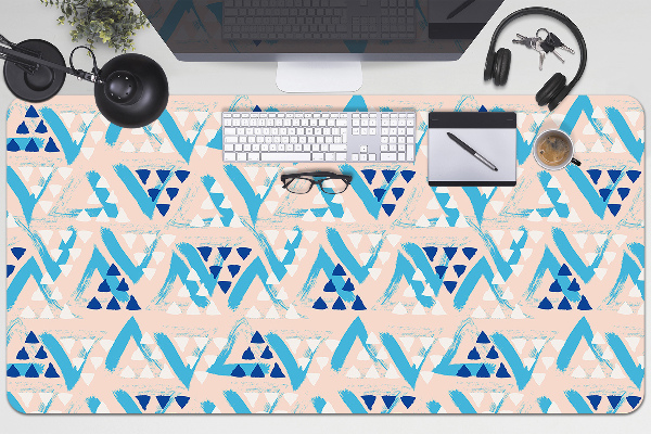 Tapete para secretária Padrão triangular