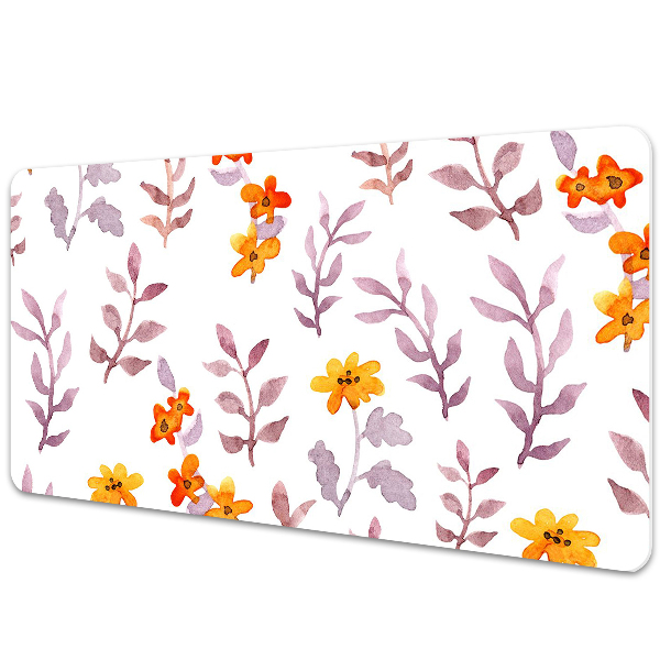Tapete para secretária Flores pintadas