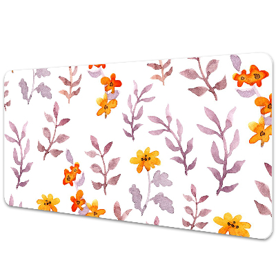 Tapete para secretária Flores pintadas