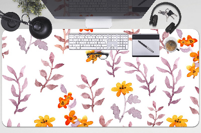 Tapete para secretária Flores pintadas