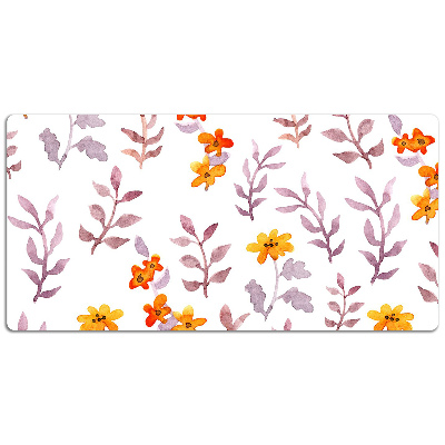 Tapete para secretária Flores pintadas