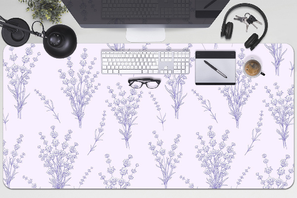 Tapete de secretária flores de lavanda