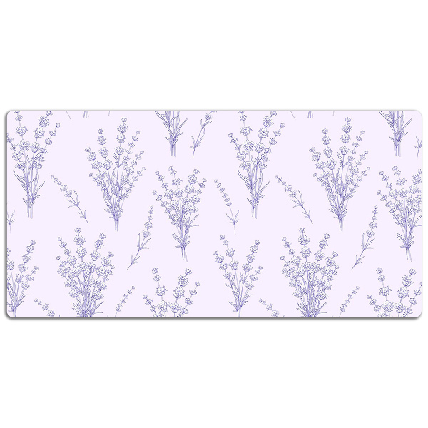 Tapete de secretária flores de lavanda