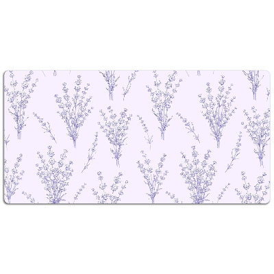 Tapete de secretária flores de lavanda