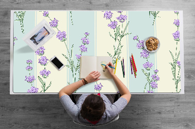 Tapete para secretária flores de lavanda