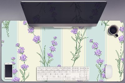 Tapete para secretária flores de lavanda
