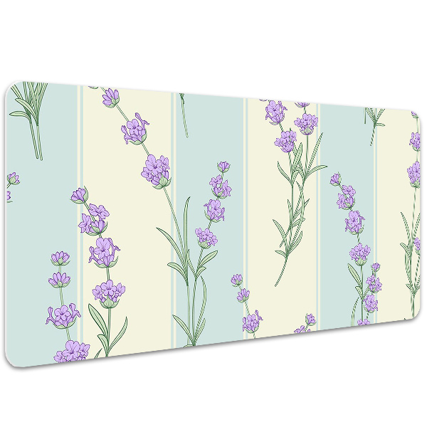 Tapete para secretária flores de lavanda