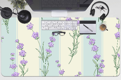 Tapete para secretária flores de lavanda
