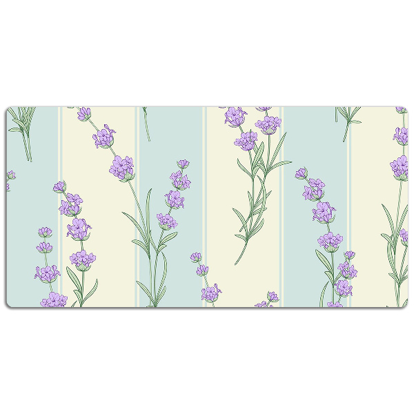 Tapete para secretária flores de lavanda