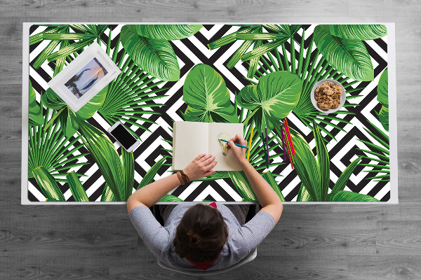 Base de secretária Folhas tropicais