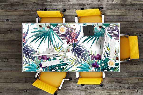 Tapete de secretária Folhas tropicais