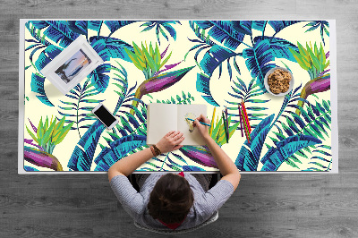 Tapete para secretária Pintura tropical
