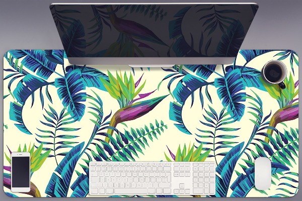 Tapete para secretária Pintura tropical
