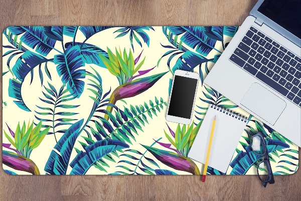 Tapete para secretária Pintura tropical