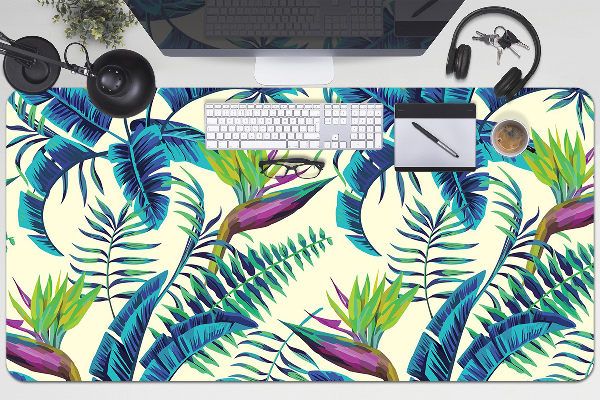 Tapete para secretária Pintura tropical