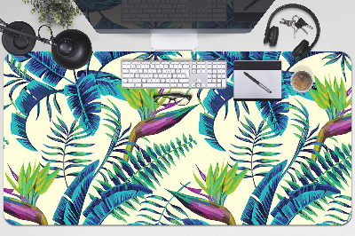 Tapete para secretária Pintura tropical