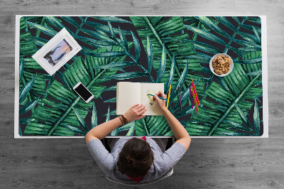 Tapete de secretária Folhas tropicais