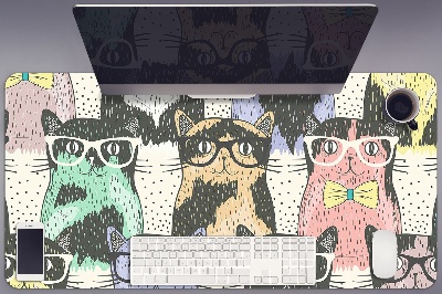 Tapete para secretária Gatos