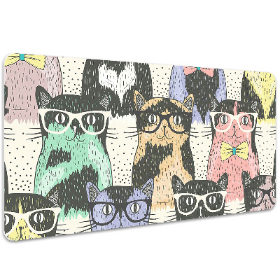 Tapete para secretária Gatos