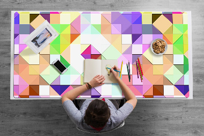 Tapete de secretária Mosaico colorido