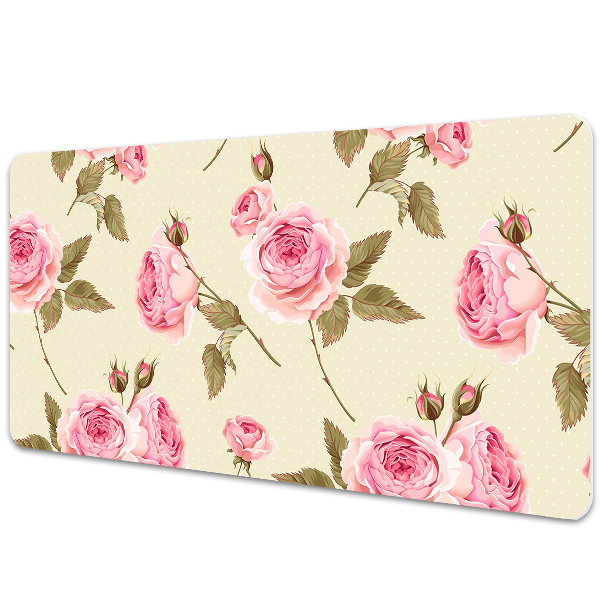 Tapete para secretária rosas inglesas