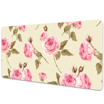 Tapete para secretária rosas inglesas