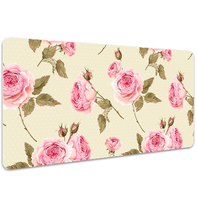 Tapete para secretária rosas inglesas