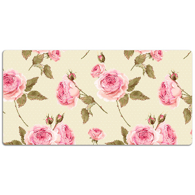 Tapete para secretária rosas inglesas
