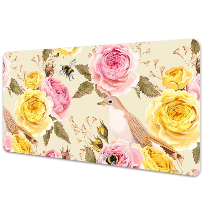 Base de secretária Pássaros e Rosas