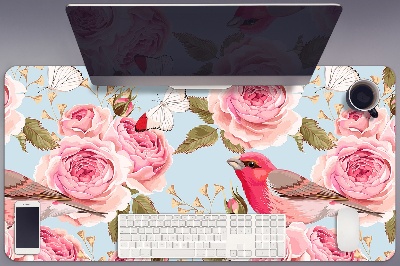 Tapete para secretária rosas inglesas