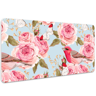 Tapete para secretária rosas inglesas