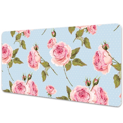 Base de secretária Rosas com folhas