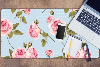 Base de secretária Rosas com folhas