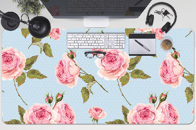 Base de secretária Rosas com folhas