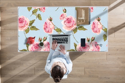 Base de secretária Rosas com folhas