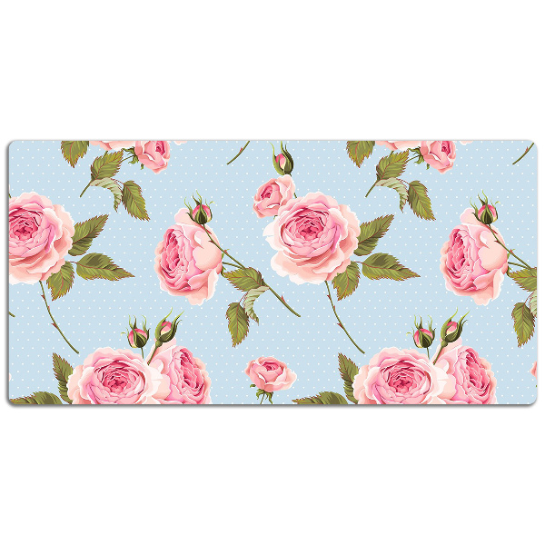 Base de secretária Rosas com folhas
