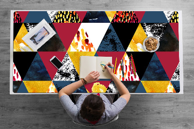 Tapete de secretária Mosaico triangular