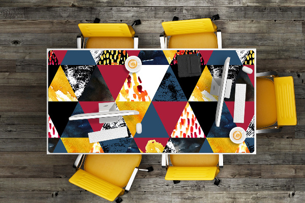 Tapete de secretária Mosaico triangular