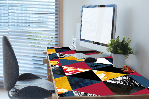 Tapete de secretária Mosaico triangular