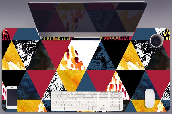 Tapete de secretária Mosaico triangular