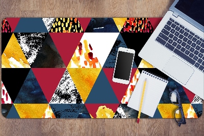 Tapete de secretária Mosaico triangular