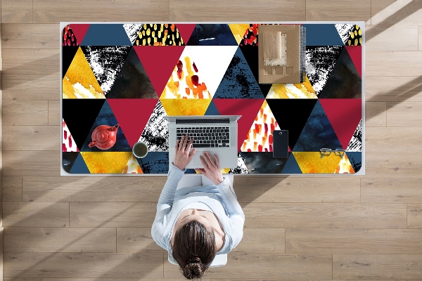 Tapete de secretária Mosaico triangular