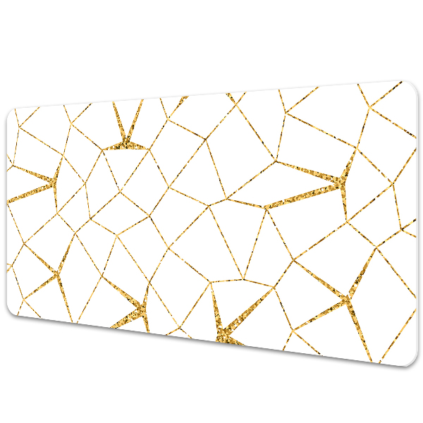 Tapete para secretária Mosaico dourado