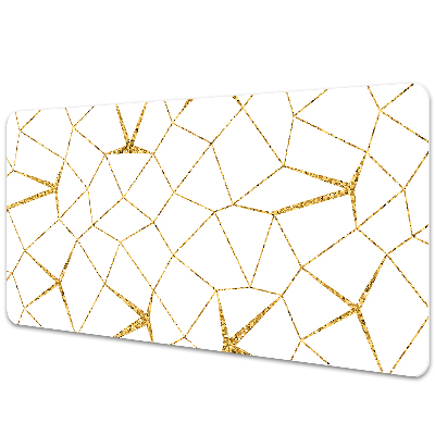 Tapete para secretária Mosaico dourado