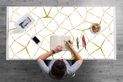 Tapete para secretária Mosaico dourado