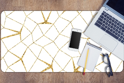 Tapete para secretária Mosaico dourado