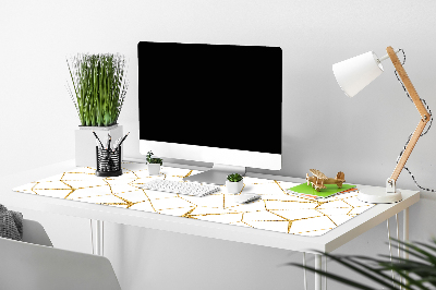 Tapete para secretária Mosaico dourado