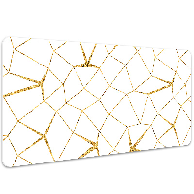 Tapete para secretária Mosaico dourado