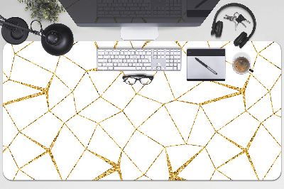 Tapete para secretária Mosaico dourado